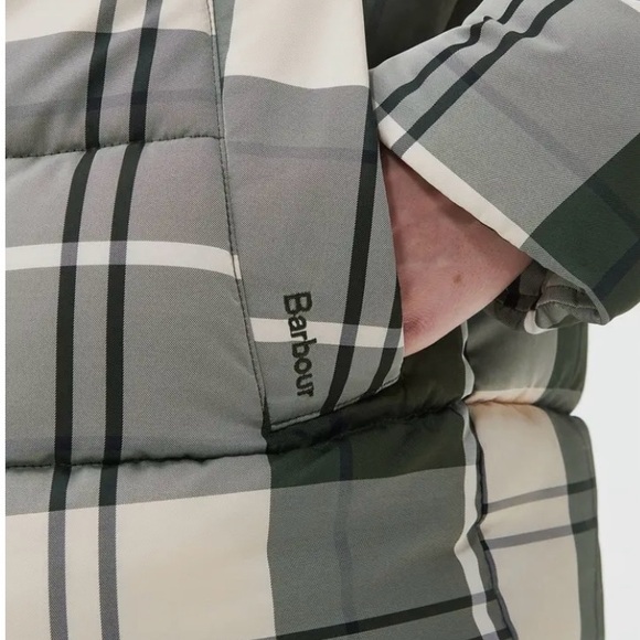 Barbour/ Free People Germaine Plaid Women's Jacket - Picture 7 of 8